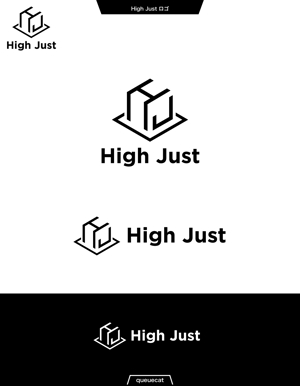 queuecat (queuecat)さんの住宅会社タカコウ・ハウス新住宅商品「High Just」のロゴへの提案