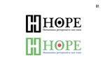 スタジオ エイチオー (macomaco_6)さんの病院内の医療チーム「HOPE」のロゴへの提案