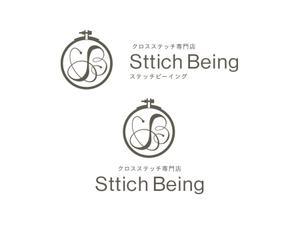 MOOROOM (bellmotto3112)さんのクロスステッチ専門店 Stitch Being・ロゴマークへの提案