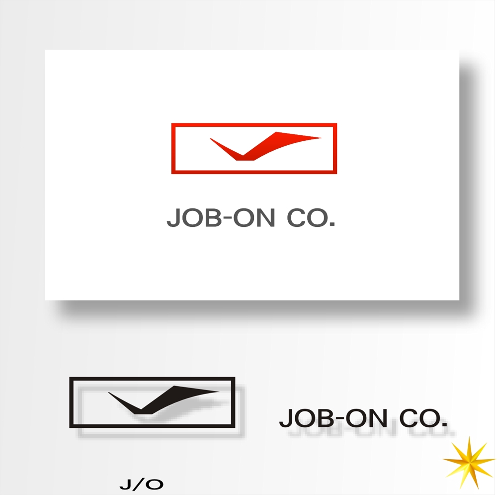 人材紹介会社　日本語表記「ジョブオン」/ 英語表記「JOB-ON CO.」のロゴ