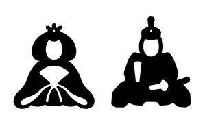 wood_moons (wood_moons)さんのひな人形のシルエットへの提案