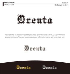 K'z Design Factory (kzdesign)さんのORENTAのロゴへの提案