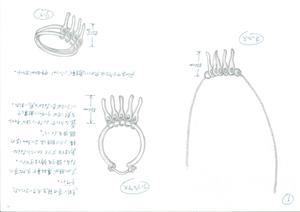 サイトウ　ユミ (glanmasaito)さんの女性物アクセサリー（ジュエリー）のデザイン画への提案