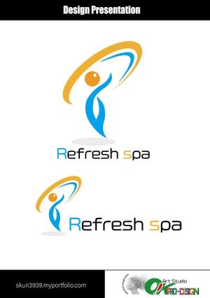 okpro-design (bosama)さんのリラクゼーションサロン「Refresh spa」のロゴへの提案