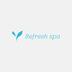 alne-cat (alne-cat)さんのリラクゼーションサロン「Refresh spa」のロゴへの提案
