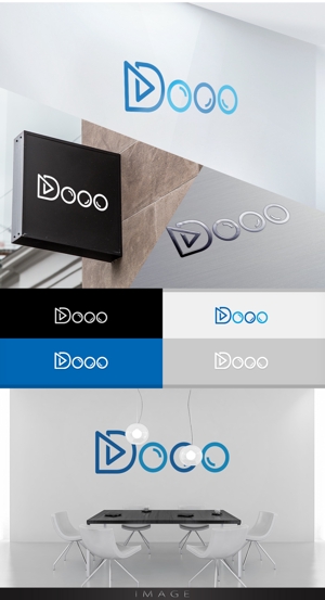 Cobalt Blue (Cobalt_B1ue)さんの動画制作提供サイト「Dooo」のロゴへの提案