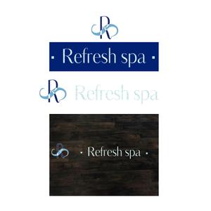 hitomaru ()さんのリラクゼーションサロン「Refresh spa」のロゴへの提案
