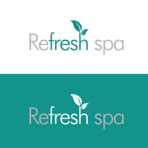 m_flag (matsuyama_hata)さんのリラクゼーションサロン「Refresh spa」のロゴへの提案