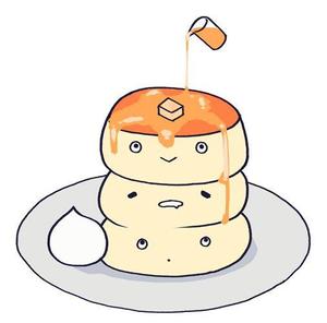 suna (suna_09)さんのふわふわパンケーキのキャラクターデザインへの提案