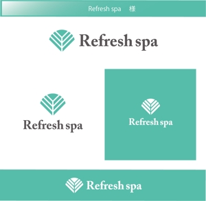 FISHERMAN (FISHERMAN)さんのリラクゼーションサロン「Refresh spa」のロゴへの提案