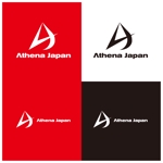 kropsworkshop (krops)さんのライブ配信、飲食、人材も多様に行う「Athena Japan」のロゴへの提案