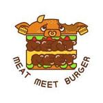 鈴木萌夏 (mofumania)さんのハンバーガーショップ　MEAT MEET BURGER　のロゴへの提案