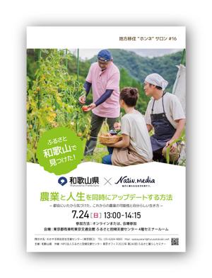 LITZ (Litz)さんの農業系の移住イベントの募集チラシデザインの作成への提案