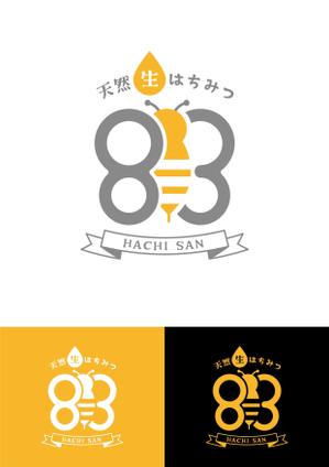 oyama_k (oyama_k)さんの天然生はちみつ　83（ハチさん）はちみつブランドのロゴ（商標登録なし）への提案