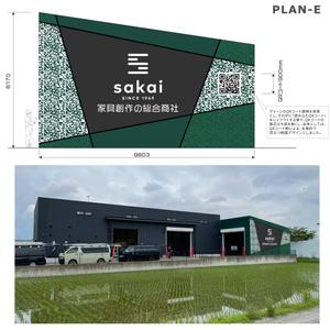 7k-Architect (seven-key)さんのテント倉庫壁面にQRコードとプラスαのデザイン募集への提案