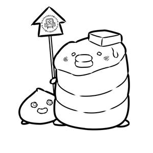 しみしみ (itimatu5label)さんのふわふわパンケーキのキャラクターデザインへの提案