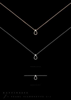 C DESIGN (conifer)さんの◆新規立ち上げ◆20代女性向け、「雫」をモチーフにしたネックレストップのデザインへの提案