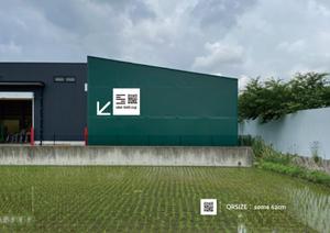 miv design atelier (sm3104)さんのテント倉庫壁面にQRコードとプラスαのデザイン募集への提案