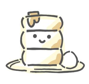 甲殻リス (blood1010)さんのふわふわパンケーキのキャラクターデザインへの提案