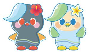 NonnoDesignLabo 片岡希 (NozomiKataoka)さんの株式会社琉新の風　イメージキャラクター【2体ペア】への提案