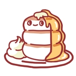 タケロボ (takerobo)さんのふわふわパンケーキのキャラクターデザインへの提案