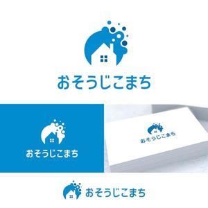 Doraneko358 (Doraneko1986)さんの不動産会社直営・住宅のプロが行うハウスクリーニング！「おそうじこまち」のロゴ作成への提案