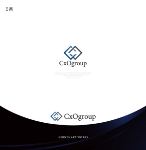 NJONESKYDWS (NJONES)さんの経営戦略・財務コンサル・不動産業社「CxOgroup」のロゴへの提案