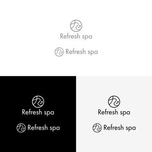 KT (KANJI01)さんのリラクゼーションサロン「Refresh spa」のロゴへの提案