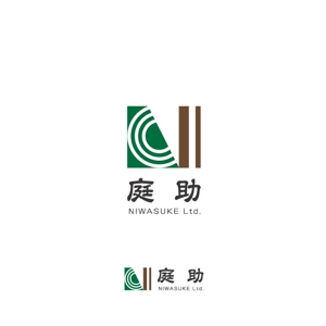 耶耶 (yuki_tk_s)さんの外構・エクステリア会社　「株式会社　庭助」　のロゴへの提案