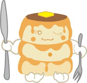 株式会社イーネットビズ (e-nets)さんのふわふわパンケーキのキャラクターデザインへの提案