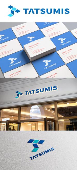 NR design (ryuki_nagata)さんの不動産リノベーションの会社「合同会社TATSUMIS」のロゴへの提案