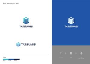 Gold Design (juncopic)さんの不動産リノベーションの会社「合同会社TATSUMIS」のロゴへの提案