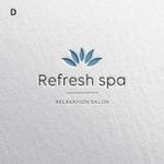 wato (wato1)さんのリラクゼーションサロン「Refresh spa」のロゴへの提案