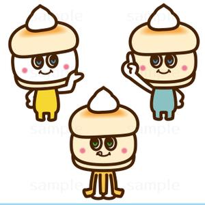 THE_watanabakery (the_watanabakery)さんのふわふわパンケーキのキャラクターデザインへの提案