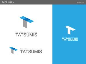 Y's Factory (ys_factory)さんの不動産リノベーションの会社「合同会社TATSUMIS」のロゴへの提案