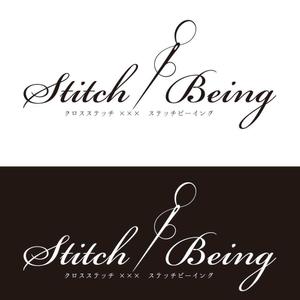 ununow (_unun)さんのクロスステッチ専門店 Stitch Being・ロゴマークへの提案