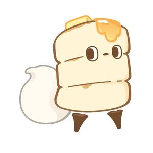 moya (FOGGY_LAND)さんのふわふわパンケーキのキャラクターデザインへの提案