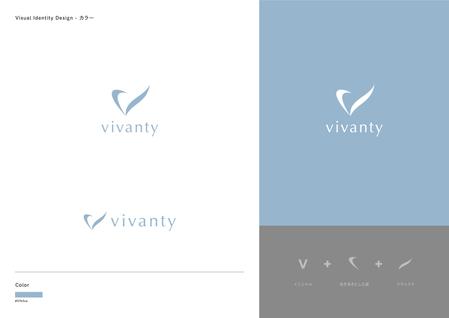 Gold Design (juncopic)さんの女性専用サロンの「vivanty」のロゴへの提案