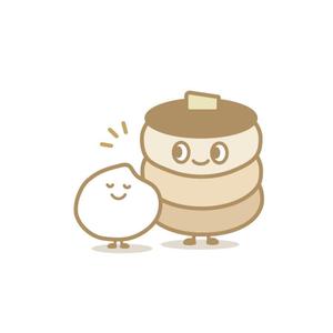 Jelly (Jelly)さんのふわふわパンケーキのキャラクターデザインへの提案