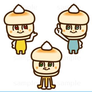 THE_watanabakery (the_watanabakery)さんのふわふわパンケーキのキャラクターデザインへの提案