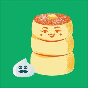 猫砂 (fialove196)さんのふわふわパンケーキのキャラクターデザインへの提案