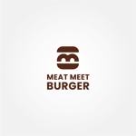 tanaka10 (tanaka10)さんのハンバーガーショップ　MEAT MEET BURGER　のロゴへの提案