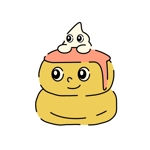 Hippopotamus (Hippopotamus)さんのふわふわパンケーキのキャラクターデザインへの提案