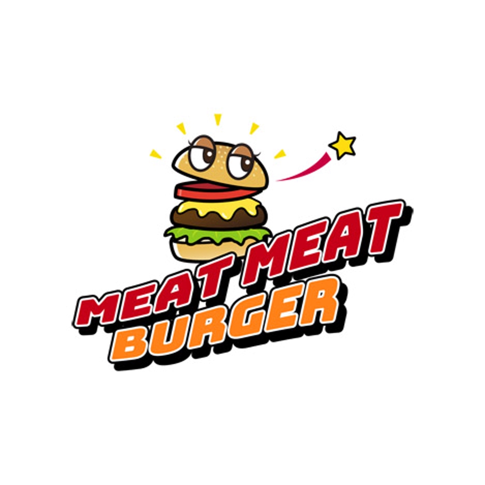 ハンバーガーショップ　MEAT MEET BURGER　のロゴ