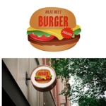 Miele (miele_826)さんのハンバーガーショップ　MEAT MEET BURGER　のロゴへの提案