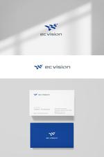 tobiuosunset (tobiuosunset)さんのネットショップ支援会社「ec vision株式会社」のロゴ作成依頼への提案