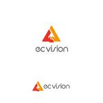 atomgra (atomgra)さんのネットショップ支援会社「ec vision株式会社」のロゴ作成依頼への提案