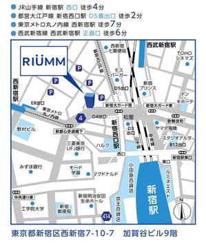 wood_moons (wood_moons)さんの「RIUMM株式会社」の店舗案内地図作成への提案
