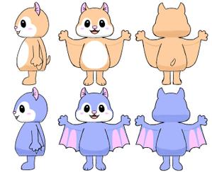 銀河たぬき (sayamimu)さんの株式会社琉新の風　イメージキャラクター【2体ペア】への提案