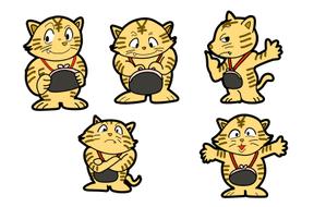 小田　一郎 (ichannel16)さんの招き猫、鳳凰などお金をイメージ出来る、キャラクターデザインへの提案